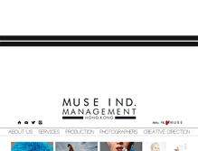 Tablet Screenshot of muse-industry.com